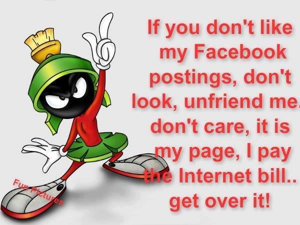 don't like my facebook post